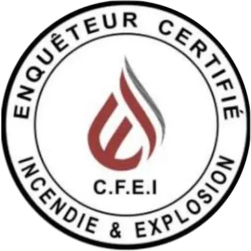 Enquêteur certifié C.F.E.I, incendie et explosion